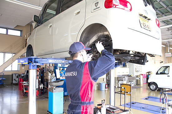 ブレーキ分解作業イメージ
